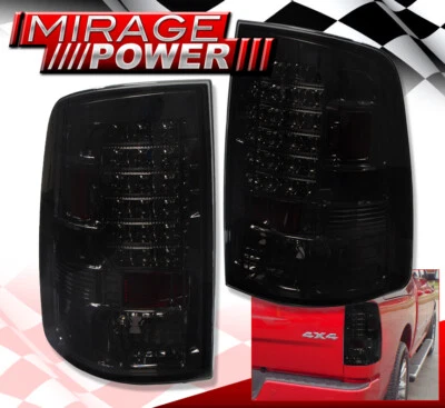 For 09-18 Dodge Ram 1500 / 10-18 2500 3500 Smoked LED Brake Taillights Lamps Set Foto 1 de 4
