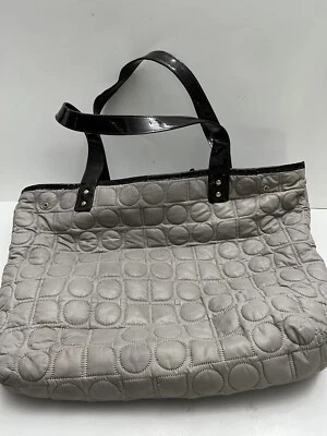 Bolso de Mano Kate Spade Gris Acolchado Grande Gris Bolso de Mano Cartera Foto 1 de 4