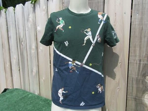 Polo Ralph Lauren The Championships Wimbledon Green Tennis T-Shirt Size Medium - Picture 1 of 13