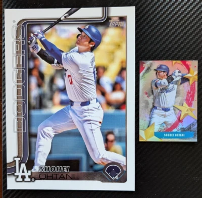 2025 Topps Super Box Oversized Jumbo Shohei Ohtani LAD + SMLB - dinged corners - Image 1 of 3