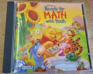 Disney's Ready For Math With Pooh Cd-rom Pc Mac Child Learning Game - Picture 1 of 4