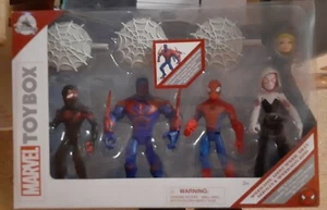 Marvel Toybox Four Pack - Juego de figuras de acción Spiderman Ghost Spider Miles Morales - Imagen 1 de 1