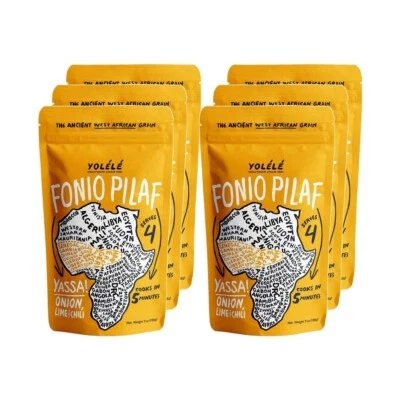 Yolele Fonio Pilaf Jollof - 7 oz (paquete de 6) Foto 1 de 4