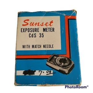  35 Belichtungsmesser mit Koffer & Anleitung Sonnenuntergang CDS ungetestet guter Zustand - Bild 1 von 6