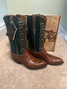 Lucchese Suede Boots for Men for Sale 