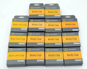 Lot of 14 PROMASTER sony/maxxum caps #4337 body caps #4316 rear lens caps - Picture 1 of 1