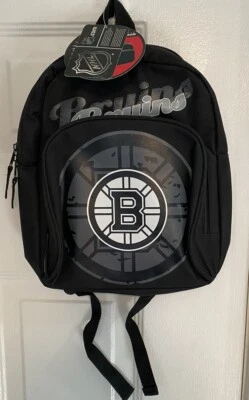 Mini mochila Boston Bruins ☝️NHL NOVA COM ETIQUETAS 🥅🏒 BB1 - Imagem 1 de 4