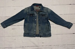 OshKosh B'Gosh Pocketed Denim Jacket Spring Blue Indigo Size 10 Jean Light Coat - Picture 1 of 12