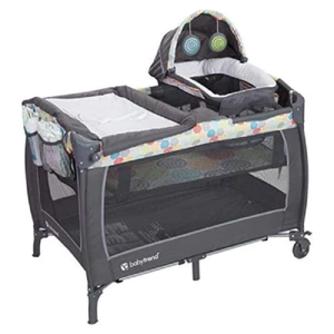 Baby Trend Lil' Snooze™ Deluxe II Nursery Center® Playard, Funfetti - Picture 1 of 12