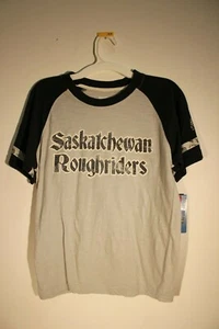 SASKATCHEWAN ROUGHRIDERS T-SHIRT AGED VINTAGE - KIDS SMALL - Picture 1 of 1