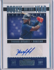 2020 Panini Contender Yordan Alvarez Rookie Of The Year Auto RC #ROY-YA Astros - Picture 1 of 2