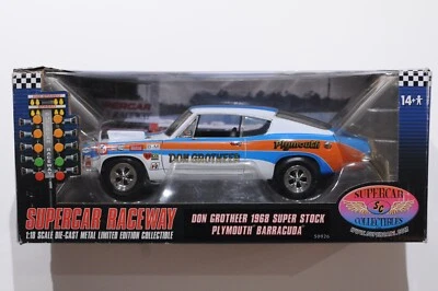 SUPERCAR COLLECTIBLES 1968 PLYMOUTH BARRACUDA SUPER STOCK DON GROTHEER SCALE 1:1 - Image 1 of 4