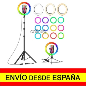 Tripode con Aro de Luz LED Móvil Multicolor Bluetooth 160Cm Entrega 24-48H a5816 - Imagen 1 de 6