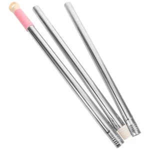 Stainless Steel Broom Handle Accessories Mop Replace Extension Pole - Picture 1 of 12