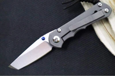 Chris Reeve Knives Small Inkosi LEFT HAND - Plain Titanium Handle / Tanto Blade - Image 1 of 4