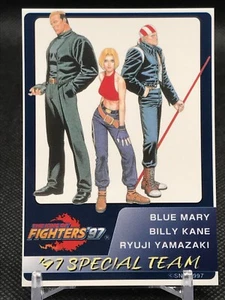 BLUE BILLY RYUJI THE KING OF FIGHTERS '97 SNK Trading Cards Gamest Rare - Picture 1 of 12