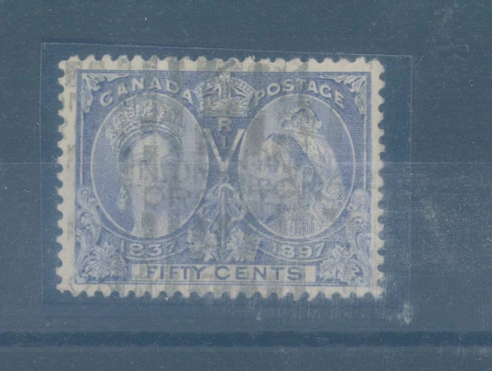 CANADA 1897 Jubilee issue 50 cents blue  - Image 1 of 1