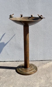 SOLID LARGE DESIGN BIRD feeder bath bush birds NEW 99CM HIGH - Picture 1 of 14