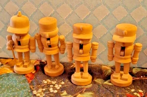 Paint Your Own 4 Nutcrackers Kitschy Retro.. - Picture 1 of 6