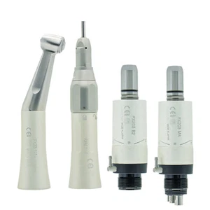 Dental Low Speed Handpiece Kit Contra Angle FX23 Straight FX65 Air Motor FX205 - Picture 1 of 15