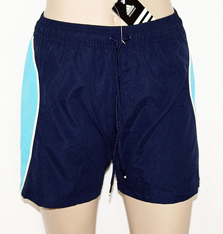 Adidas BS Lin Sh Sl Board Shorts Boy Swim Trunks Boys Bathing Blue Size S Small - image 1 of 1