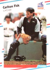 1988 Fleer #397 Carlton Fisk Chicago White Sox HOF