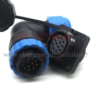 SD20 12pin Aviation Connector, 5A Waterproof Plug-male Heavy Connector Plug IP68 - Image 1 of 4
