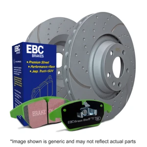 EBC PD11KR217 Rear TGD Discs & Greenstuff Pads for BMW 5 Series E60 2003-2010 - Picture 1 of 7