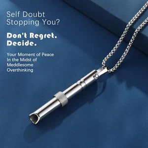 Anxiety Breathing Necklace for Meditation Mindfulness Stress Relief Tool Gifts - Picture 1 of 10
