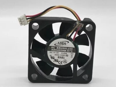 ADDA 4010 AD0405HB-G73 DC5V 0.25A 40*10MM 3-Pin Silent Cooling Fan - Image 1 of 3