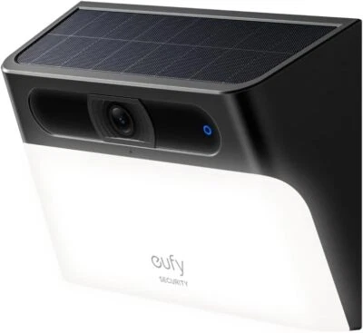 Cámara de luz solar de pared Eufy Security S120 inalámbrica para exteriores cámara foco 2K Foto 1 de 4