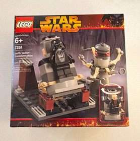 LEGO Star Wars 7251 Darth Vader Transformation 2005 Anakin & Vader crease on box