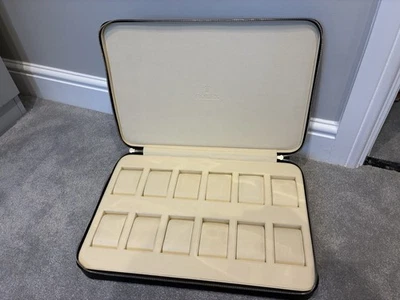 Genuine Rolex Leather Travel Case Box Brown For 12 Watches Storage - Image 1 of 4