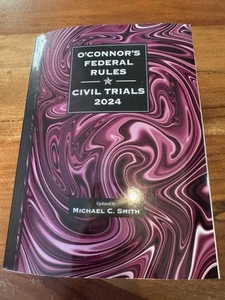 O'Connors Federal Rules Civil Trials 2024 ed - Foto 1 di 4