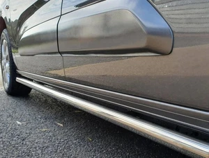 2" Stainless Steel Side Bars For Peugeot Boxer SWB 2014+ Metal Tubes Accessories - Picture 1 of 12