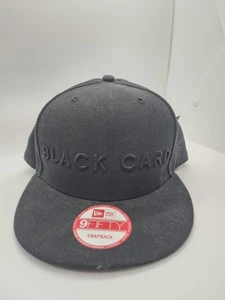 Snapback "Black Card" Nero Regolabile Adulto Nuova Era Tesa Piatta Uomo - Foto 1 di 6