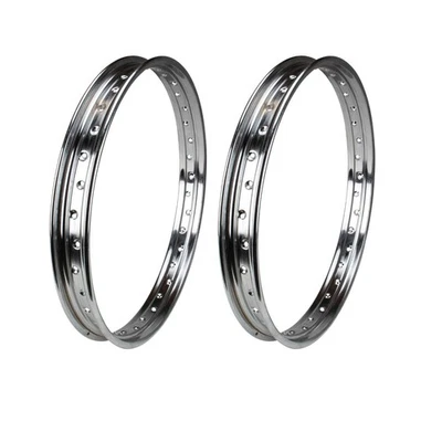 Kreidler Florett RS LF LH Eiertank Super 4 RM Chrom Felgen Satz 17 Zoll Ring Neu