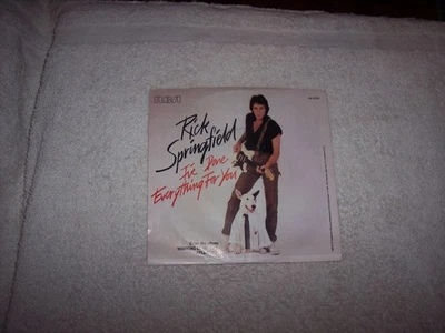 RICK SPRINGFIELD--I'VE DONE EVERYTHING FOR YOU / RED HOT AND BLUE LOVE   45  PS - Image 1 of 4