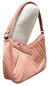 Vera Bradley Frannie Crescent Crossbody Bag Terra Cotta Rose Quilted Boho Chic - Picture 1 of 12