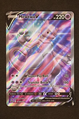 Mewtwo V SWSH229 SWSH: Sword & Shield Promo Cards Holo TCG NM - Image 1 of 2
