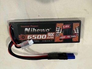 Nihewo 2S Lipo Akku 7,4V RC Lipo Akku 6500 mAh 90C (1er Pack) - Bild 1 von 2