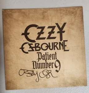 Ozzy Osbourne SIGNED AUTOGRAPH Patient Number 9 CD Album Insert ONLY - Picture 1 of 2