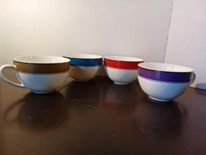 4er Set Holiday Starbucks 2006 Latte/Cappacino Tassen (rot, lila, gold, blau) - Bild 1 von 21