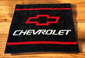 BIEDERLACK Blanket Throw CHEVROLET BOWTIE Logo Chevy Plush 49" x 57" Made In USA - Picture 1 of 15