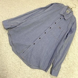 Enricocoveri Long Sleeve Shirt Light Blue Ll Refreshing Simple - Picture 1 of 9