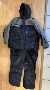 STRIKER ICE TREKKER Men's Black Ice Fishing Jacket & Bibs Set NWT & Euc 3XL - Picture 1 of 12