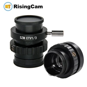SZMCTV1/3 and 1/2 microscope C mount adapter for trinocular stereo microscope - Picture 1 of 12