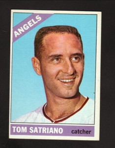 Tom Satriano--California Angels--1966 Topps Baseball Card #351--NM