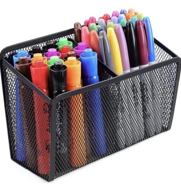 Basket Pencil And Pen Holder With Neodymium Magnets Basket For Refrigerators Etc - Image 1 of 4