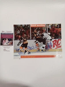 Jay Miller Plus 2 Other Signed Autograph Magazine Page JSA # - Picture 1 of 4